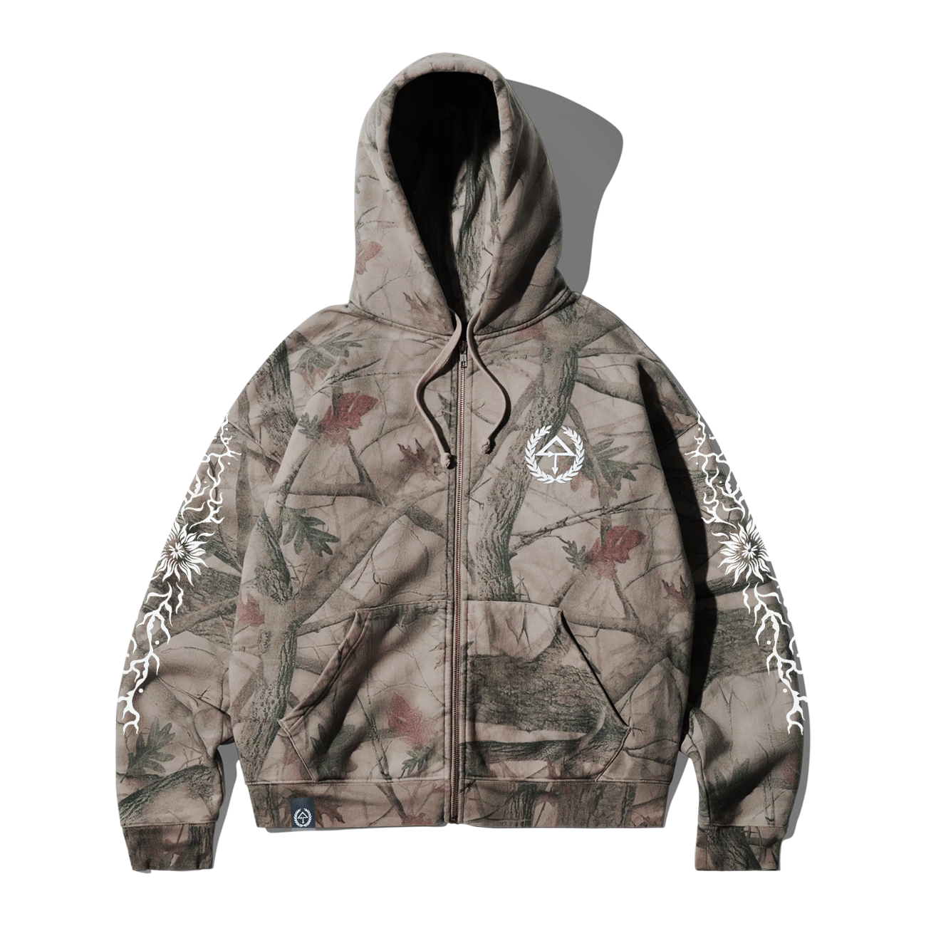 Camo Zip Up Hoodie (limited quantity pre-order) – Of The Trees