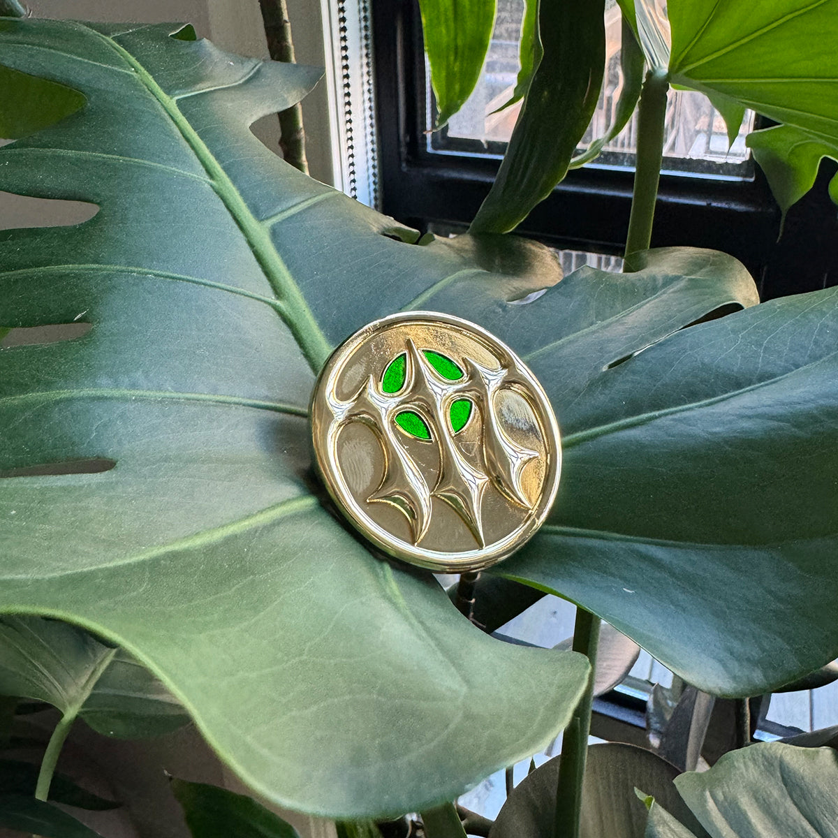 Limited Edition Memory Palace Green Gem Pin (1 of 200)
